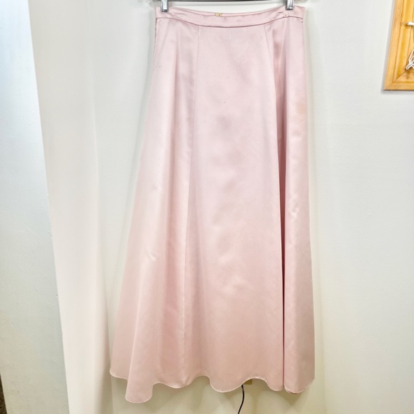 🌸 Hugo Buscati Collection 2-Piece Set -Sequin Tube Top + Satin Maxi Skirt-Sz 12 - Picture 7 of 11